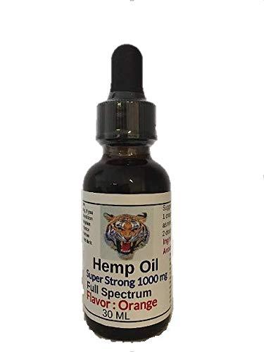 New Hemp Oil 1000 mg Super Strong (Orange)