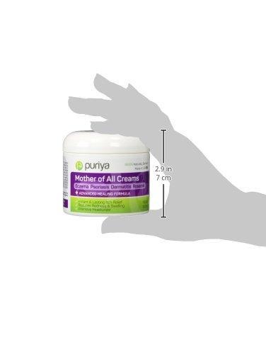 Puriya Cream For Eczema, Psoriasis, Dermatitis and Rashes. Powerful Plant Rich Formula Provides Instant and Lasting Relief For Severely Dry, Itchy, or Irritated Skin (4.5 oz)