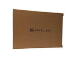 Blake & Lake Wood Stash Box with Rolling Tray - Wood Stash Box w/Storage - Rolling Tray Stash Box - Premium Quality Dovetail Design Discrete Wooden Stash Boxes (Natural)