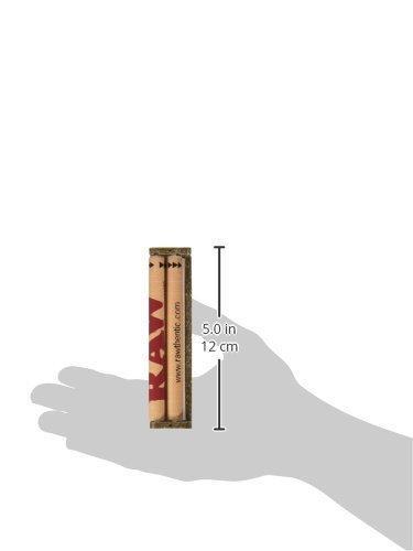 Raw King Size Organic Deal - King Size Slim Organic Rolling Papers, 110mm Rolling Machine and Wide Filter Tips INCLUDES Black Velvet Pouch
