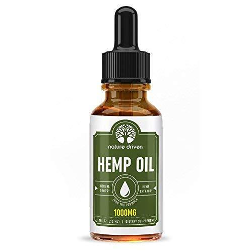 Hemp Oil Extract (250mg) - for Pain Relief and Anti-Anxiety Support - All-Natural Ingredients - Promotes Relaxation & General Good Health - 1 FL OZ per Bottle