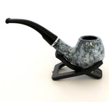 Marbleized Sherlock Style Tobacco Pipe