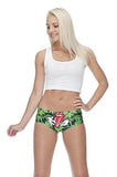 Marijuana Weed Hipster Fashion Panties Sexy Naughty Fun Lingerie Gifts Ladies Underwear with Hygienic Liner - Small