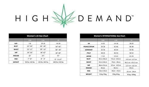 High Demand Women's Stretch Mesh Leaf Bodysuit-S