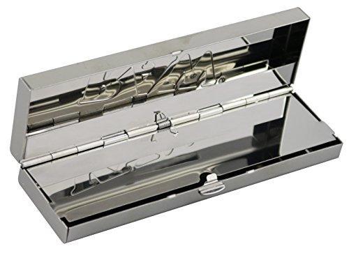 Raw Stainless Steel Connoisseur Case - Kingsize Slim