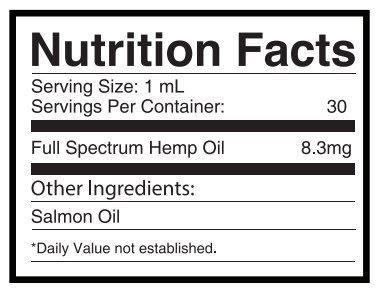 Hemp Oil for Dogs and Cats - Organic - Relieves Stress and Anxiety - Arthritis Hip and Joint Pain Relief - Calming - Health Support - Full Spectrum Hemp Extract for Pets - Grown in Colorado