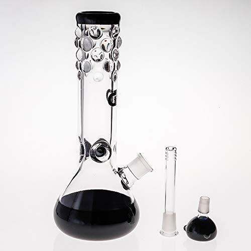 SEA Glass Smokeless Inhalers Black Glass Vase 27cm