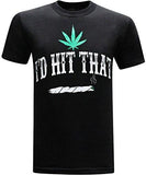 tees geek I'd Hit That Marijuana 420 Pot Weed Stoner Men's Funny T-Shirt