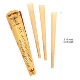 HORNET 72 Pre-Rolled Cones Natural Hemp King Size Organic Cigarette Rolling Papers with Tips-24 Packs of 3 Cones (110mm)