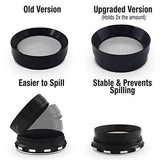 [Upgraded Version] Best Herb Grinder By Kozo Grinders. Large 4 Piece, 2.5" Black Aluminium