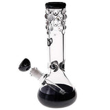 SEA Glass Smokeless Inhalers Black Glass Vase 27cm