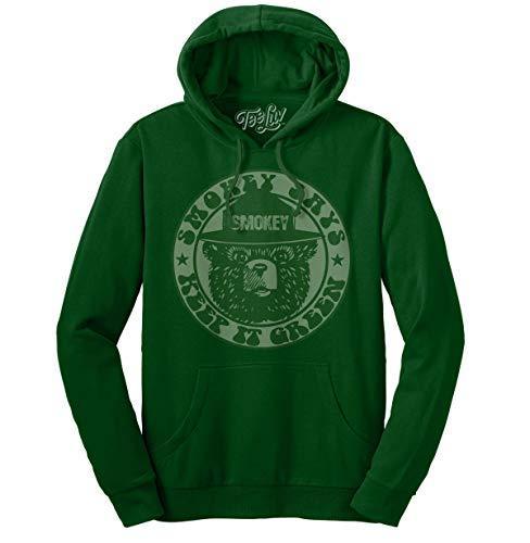 Smokey Keep It Green Hoodie  Soft Touch Hoodie-SM Forest Green