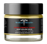 Hemp Pain Cream Salve - Extra Strength 1000mg Full Spectrum Hemp Extract - Fast Muscle and Joint Pain Relief. 2oz