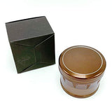 Topoo 4 Piece 2.4 Inch Tobacco Spice Herb Grinder with Pollen Catcher and Scraper - Zinc Aluminum Metals with Magnetic Lid (Anodized Brown Color)