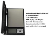 NVTED Digital Pocket Scale, 2000grams in 0.1g Notebook shaped Mini Size Stainless Steel Digital Pocket Scales for Kitchen, Jewellery Shop,Laboratory