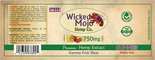 Hemp Oil Gummies - 750mg - App. 20mg Per Gummy - Best Tasting Hemp Extract Gummies with Sugar Coating - Relaxing, Pain, Stress & Anxiety Relief - Made in USA - Sunday Scaries Anxiety Relief