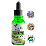 Hemp Oil 1000MG Full Spectrum Premium Hemp Oil for Pain Anxiety, Stress and Inflammation. Improves Mood Sleep Skin & Hair Organic Vegan Non-GMO Orange Flavor 1 Fl Oz Low Intro Price