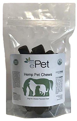 ME30 Veterinarian Formulated - 100% Pure Organic Hemp Pet Chews - Beef Flavored - 30ct - 2mg per Chew - Specially Formulated Full Spectrum Hemp Extract Pain - Seperation Anxiety - Joints
