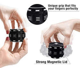 [Upgraded Version] Best Herb Grinder By Kozo Grinders. Large 4 Piece, 2.5" Black Aluminium