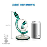 Green Globe Glass Crafts Accessories 14.4mm Glass Bow Tall 7.5in 260g (Glass-A) (Glass-A)
