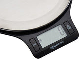 AmazonBasics Stainless Steel Digital Kitchen Scale with LCD Display (Batteries Included)