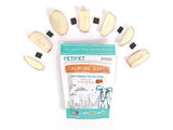 PETIPET Dog Calming Treats- Natural Dog Anxiety Relief Bars. Organic Hemp & Chamomile for Effective Stress, Anxiety Relief in Dogs