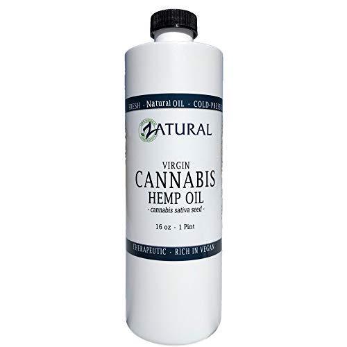 Hemp Oil Anti-Inflammatory_Pain Relief_100% Pure_Cold Pressed_High Vegan Omegas 3 & 6_No Fillers or Additives, Therapeutic Grade (16 Ounce)