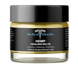 Hemp Pain Cream Salve - 250mg Full Spectrum Hemp Extract - Fast Muscle and Joint Pain Relief. 2oz