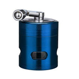 Vovomay Tobacco Grinder-4-layer 40mm Metal Herb & Spice Mills Grinder Spice Graters Cursher (Blue)