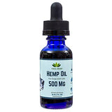 Full-Spectrum Hemp Oil (500 mg)- Provides Anxiety Relief for Dogs and Cats, Calming Effect Helps Pets Relax, Aids in Stress and Pain Treatment, Premium Organic Pure Extract Supplement Drops