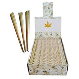 SUHAPPY 10Pcs/Box Gold Cigarette Rolling Paper Classic Smoking Paper Tobacco Cigarette Accessories