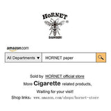 HORNET 72 Pre-Rolled Cones Natural Hemp King Size Organic Cigarette Rolling Papers with Tips-24 Packs of 3 Cones (110mm)