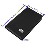 NVTED Digital Pocket Scale, 2000grams in 0.1g Notebook shaped Mini Size Stainless Steel Digital Pocket Scales for Kitchen, Jewellery Shop,Laboratory
