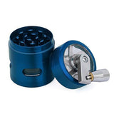 Vovomay Tobacco Grinder-4-layer 40mm Metal Herb & Spice Mills Grinder Spice Graters Cursher (Blue)