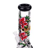 MRY Handmade Glass Glassware Home Decor Craft Tube Vase 12.6"