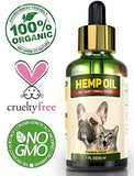 Hemp Oil for Dogs and Cats - Full Spectrum Hemp Extract - 500mg - All Natural Pain Relief for Dogs & Cats, Calming, Stress & Anxiety Support, Wellness, Hip & Joint Health - Easily Apply to Treats