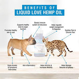 1000mg 4oz Hemp Oil for Pets- Organic Hemp Extract for Dogs & Cats - Made in The USA- Pain Relief-Anxiety & Stress Relief- Soothes Arthritis & Joints-Full Spectrum Hemp Extract-Daily Immune Support