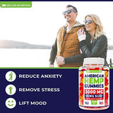 Keylor Nutrition Premium Hemp Gummies – 3000 MG – All Natural Ingredients - Relief for Stress, Inflammation, Pain, Sleep, Anxiety, Depression – Vitamins & Omega 3,6,9 – Made in The USA - 120 pcs