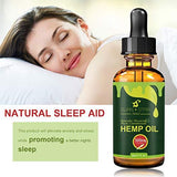 Hemp Oil for Pain Relief, Relieve Inflammation, Stress Support, Anti Anxiety, 100% Pure Organic Hemp Extract Oil (500mg)