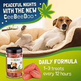 CeeBeeDoo Dog Treats with Hemp Oil for Pain Relief & Anxiety – Healthy & Tasty Hemp Treats for Dogs – Natural Pet Hemp Chews Dog Calming Treats for Small & Large Dogs, (BBQ Kabob)