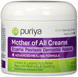 Puriya Cream For Eczema, Psoriasis, Dermatitis and Rashes. Powerful Plant Rich Formula Provides Instant and Lasting Relief For Severely Dry, Itchy, or Irritated Skin (4.5 oz)