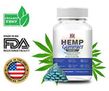 Hemp Blueberry Gummies 1000 mg - 30 Count