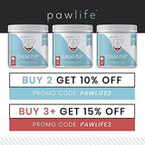 pawlife Calming Treats for Dogs - Hemp Oil Infused Soft Chews for Dog Anxiety Support- 120 Dog Calming Treats (Bacon)