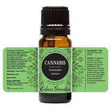 Cannabis Essential Oil (100% Pure, Undiluted Therapeutic/Best Grade) High Quality Premium Aromatherapy Oils by Edens Garden- 10 ml