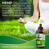 Best Hemp Oil for Anxiety - Calming and Soothing 450mg Full Spectrum Natural Pain Relief Better Sleep Improved Mood Reduce Stress Anti Inflammatory