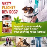 CeeBeeDoo Dog Treats with Hemp Oil for Pain Relief & Anxiety – Healthy & Tasty Hemp Treats for Dogs – Natural Pet Hemp Chews Dog Calming Treats for Small & Large Dogs, (BBQ Kabob)