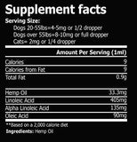 House of Healing Hemp Oil for Dogs & Cats :: Full Spectrum Hemp Seed Extract :: Rich in Omega 3,6,9 :: Supports Hip & Joint Health, Natural Relief for Pain, Separation Anxiety + More (1000mg)