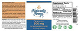Naturally Hemp Oil 300mg - Certified Organic - Full Spectrum Extract - Relief for Stress, Inflammation, Pain, Sleep, Anxiety, Depression, Nausea - and More!