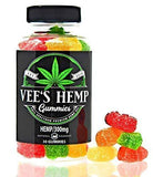 Premium Hemp Gummies- 10 mg Gummy Bear -Full Spectrum Hemp Infused -Great Taste - Non GMO -Organic - USA Made - Natural Relief for Sleep Insomnia Anxiety Pain Inflammation Depression and Nausea 30 ct.
