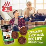 CeeBeeDoo Dog Treats with Hemp Oil for Pain Relief & Anxiety – Healthy & Tasty Hemp Treats for Dogs – Natural Pet Hemp Chews Dog Calming Treats for Small & Large Dogs, (Liver Meatballs)